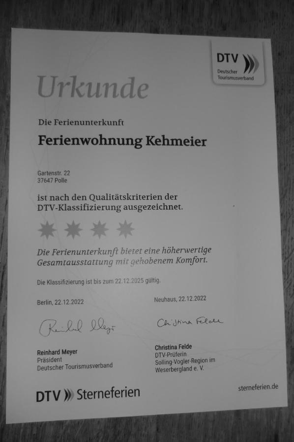 Ferienwohnung Kehmeier Polle エクステリア 写真